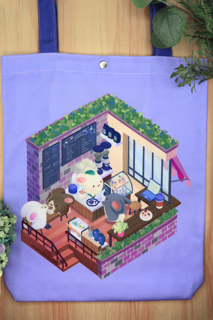 Cafe tote bag Cafe tote bag
