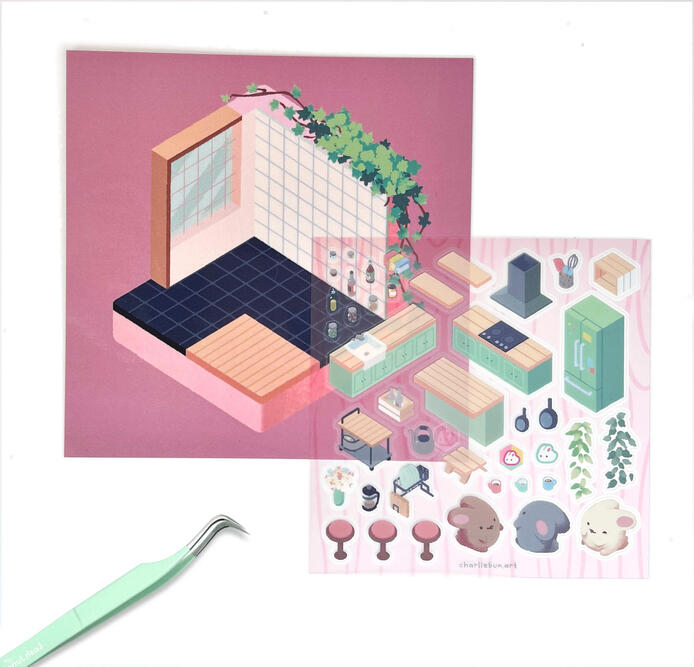 DIY Sticker Scenes