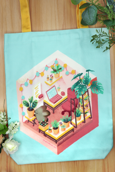 Cafe tote bag