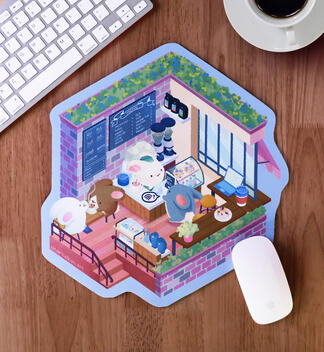 Cafe Mouse Pad